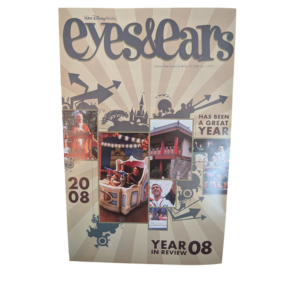 Walt Disney World Eyes & Ears Magazine 2008 Year In Review Cast Member Exclusive